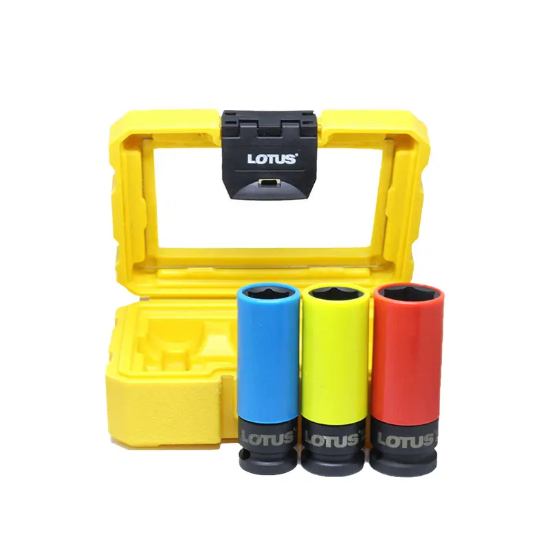 1/2" 3-Piece Impact Socket Set (6-Point) – Lotus Torque-Ready Kit 1