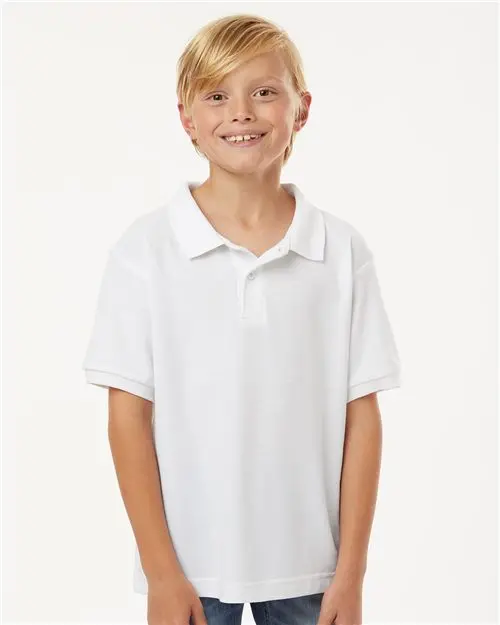 Allpro 62800Y Youth Pique Polo – Soft Pique Knit For Young Wearers 1