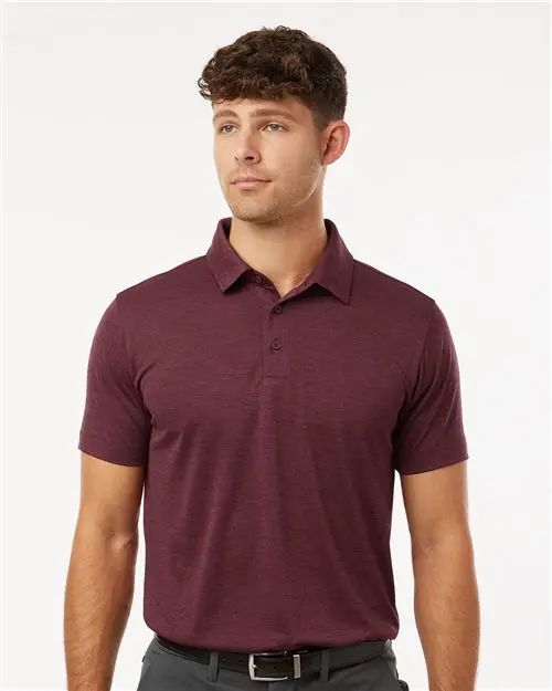Allpro Men'S Pro-Lock Mélangé Polo – Heathered Performance Style 1