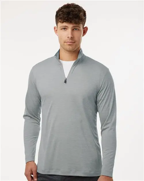 Allpro Men'S Pro-Lock Mélangé Quarter-Zip – Modern Layering Top 1