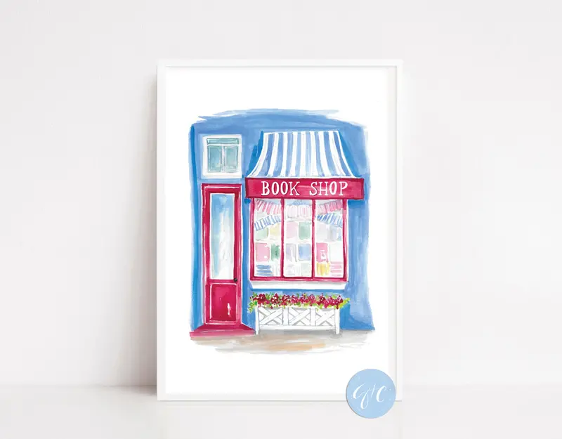 American Bookshop Art Print 1
