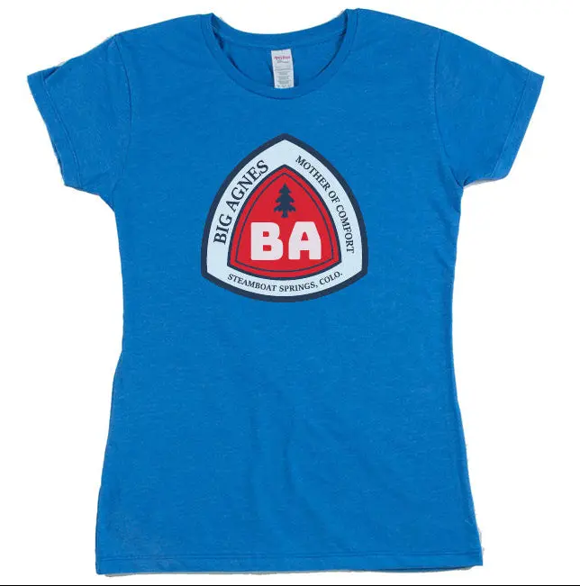 Big Agnes Women’S Blaze Logo Performance T-Shirt 1