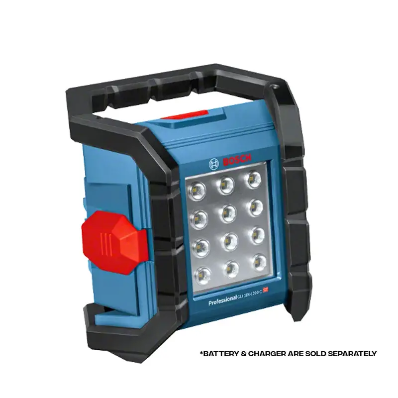 Bosch Gli 18V-1200 C Cordless Jobsite Led Light – 1200 Lumens, Connect-Ready, Bare Tool 1
