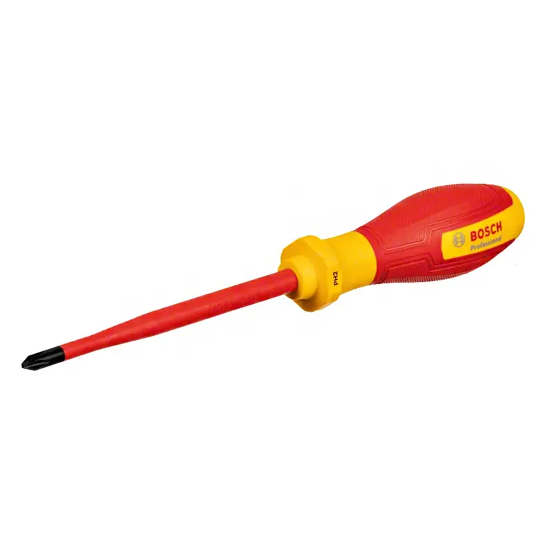 Bosch Professional Ph2 X 125Mm Vde Phillips Screwdriver – Heavy-Duty Insulated Shaft (1600A02Nb9) 1