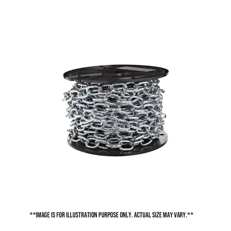 Campbell Blu-Krome Passing Link Chain – Zinc-Alloy Coated, #072-2957, Ideal For General Purpose Use 1