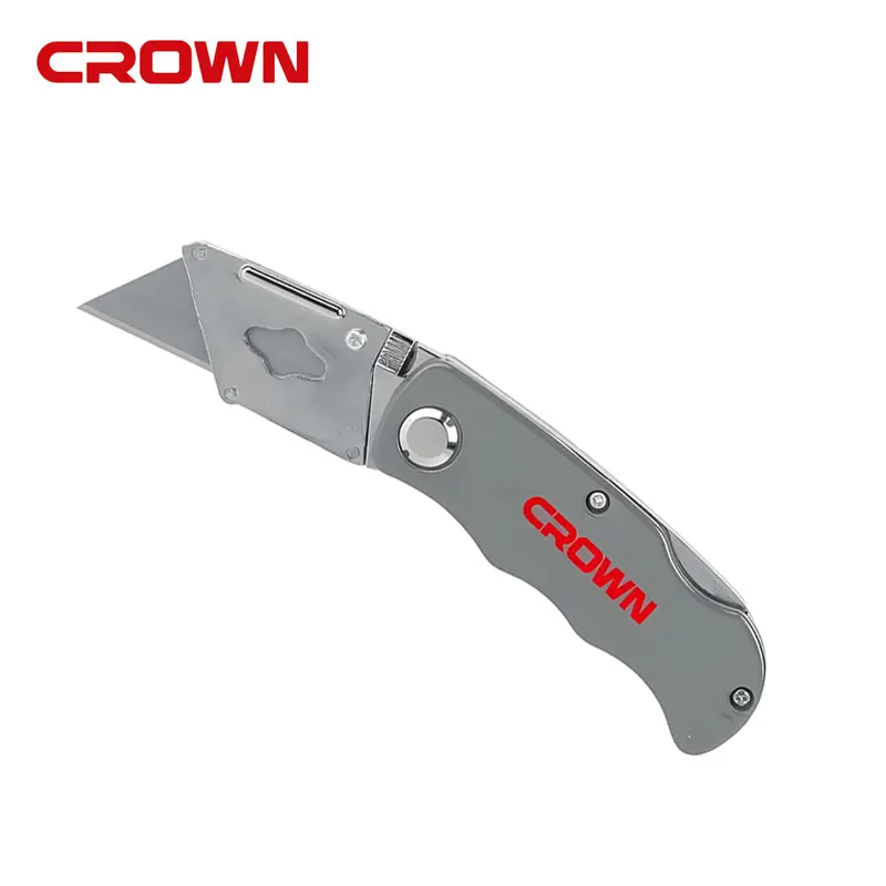 Crown 150Mm Foldable Utility Knife – Compact, Safe Blade Storage (Cphkn-Fba6) 1