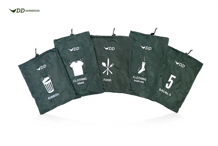Dd Hammocks Organiser Set – 5-Piece Olive Green Pack 1