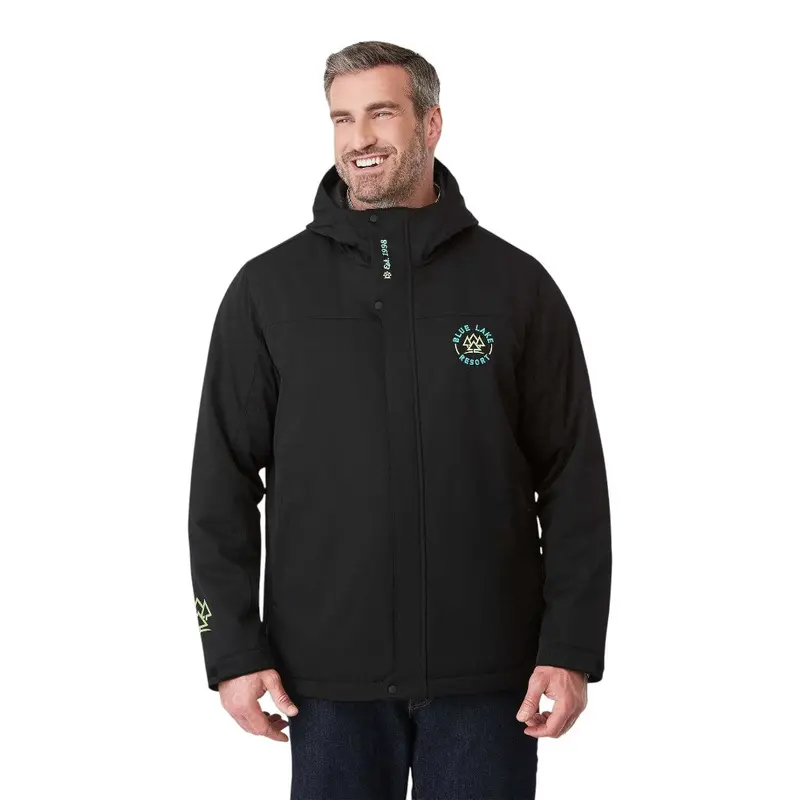 Elevate Tm19104 Lena Men'S Eco Insulated Hooded Jacket 1