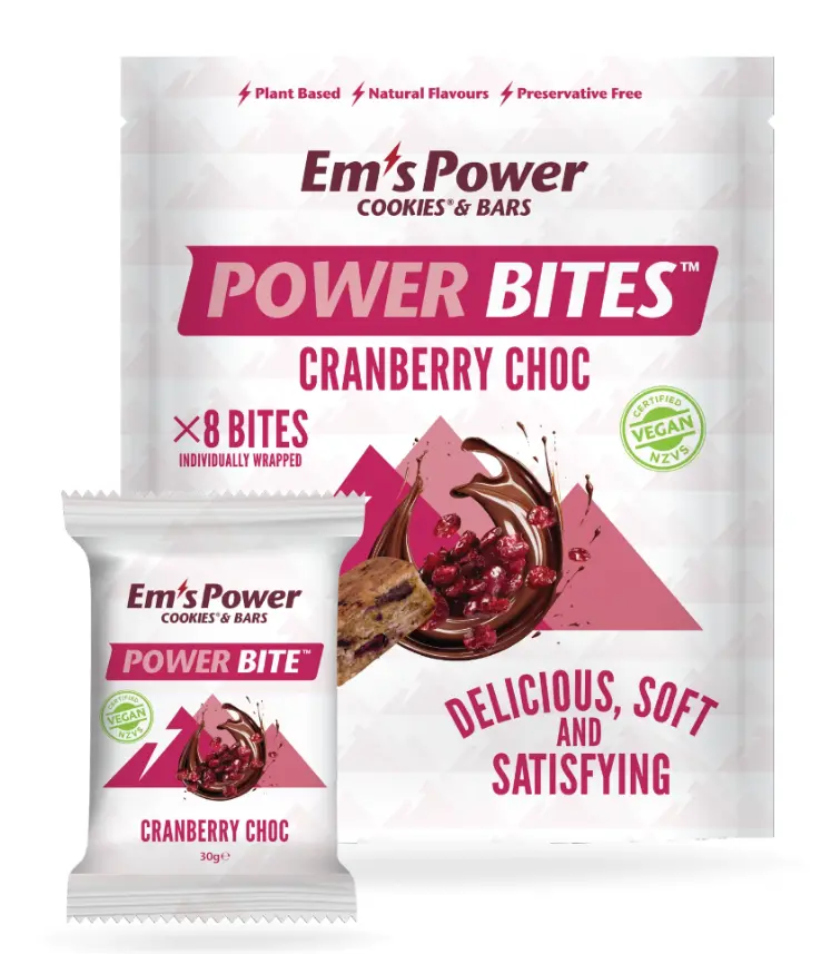 Em'S Power Bites Chocolate Cranberry Pouch 1