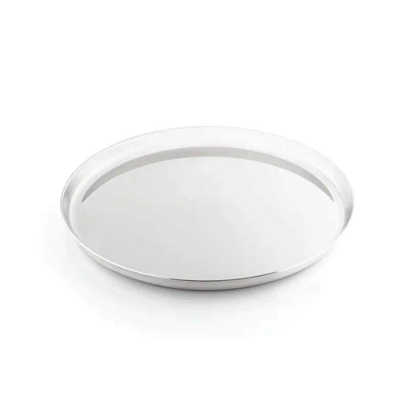 Gsi Glacier Stainless Steel 24 Cm Serving Plate 1