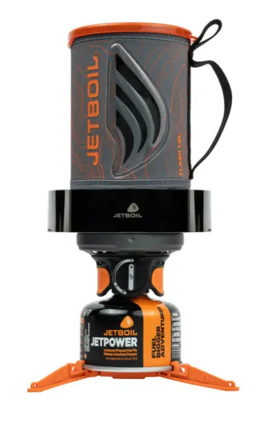 Jetboil Flash + Windscreen Cooking System – 1L Integrated Backpacking Stove 1