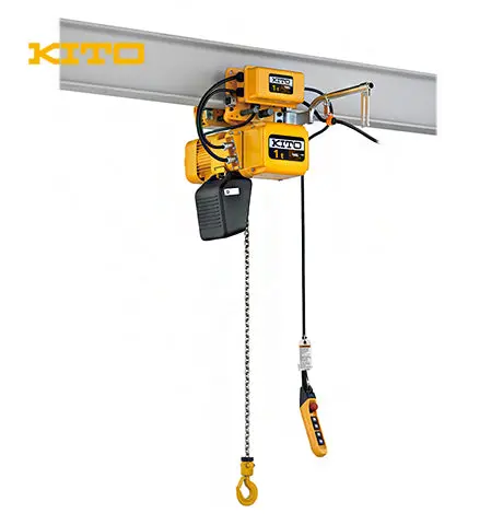 Kito Er2M Electric Chain Hoist With Motorized Trolley – Dual Inverter Lifting & Single Traverse Speed (Japan) 1
