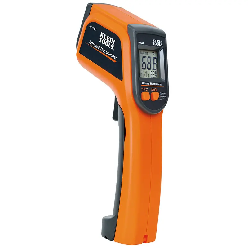 Klein Ir1000 Infrared Thermometer – 12:1 Distance-To-Spot Ratio, Fast Readings 1