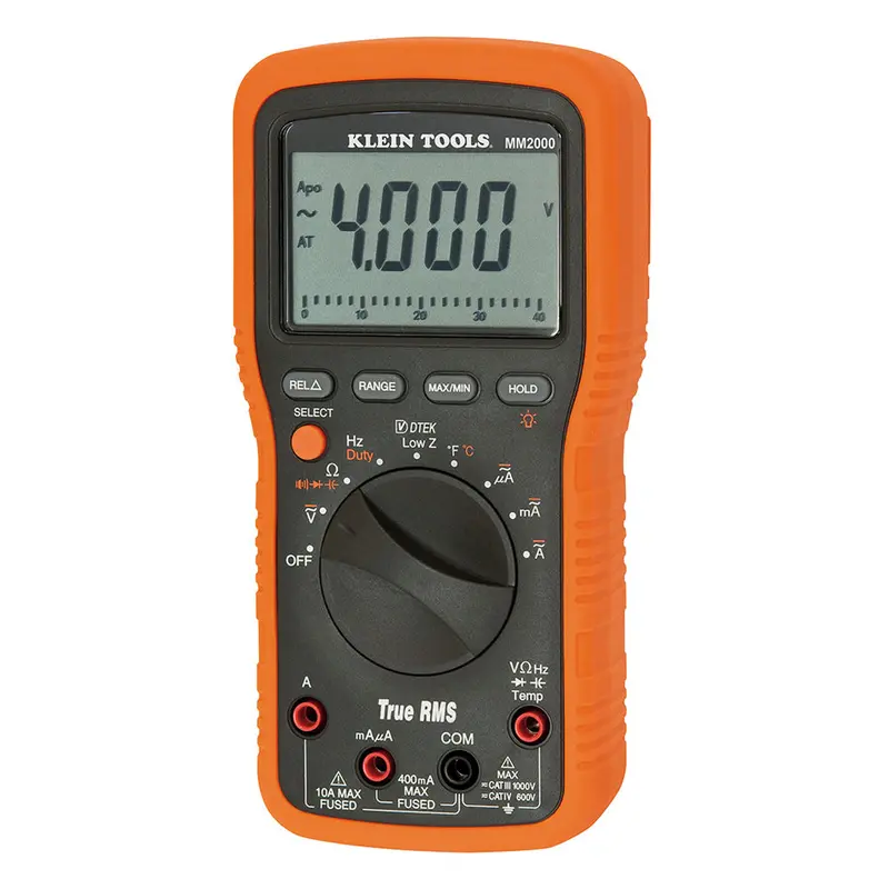 Klein Tools Mm2000 Trms Multimeter – Designed For Electricians And Hvac Technicians 1