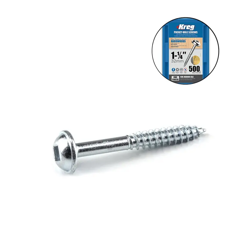 Kreg 500-Piece Fine Thread Pocket Hole Screw Set – 32Mm Length For Strong Joints 1