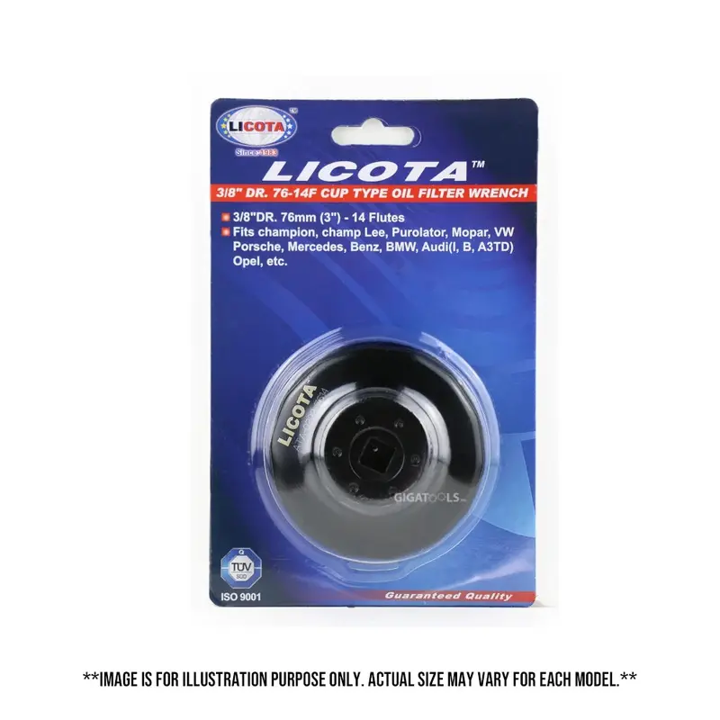 Licota 3/4-Inch Drive Cup-Style Oil Filter Wrench 1