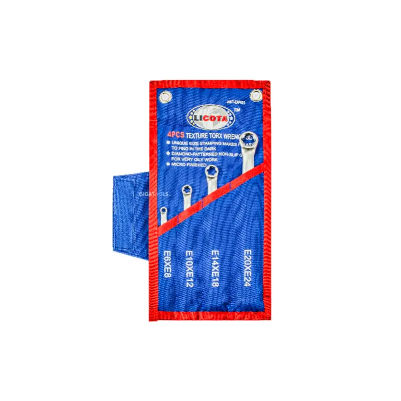 Licota 4-Piece Texture-Finish Torx Box Wrench Set – Awt-Eafk01 1