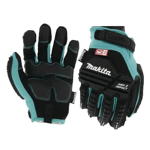 Makita Advanced Ansi/Isea 2 Impact-Rated Demolition Gloves – Heavy-Duty Protection 1