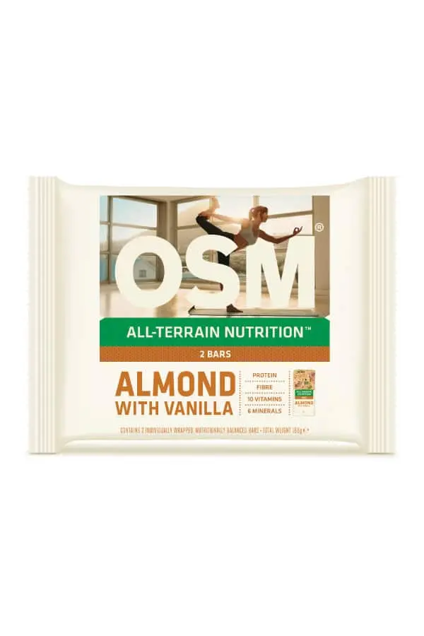 Osm Vanilla Almond Energy Bar (166G, 2-Pack) 1