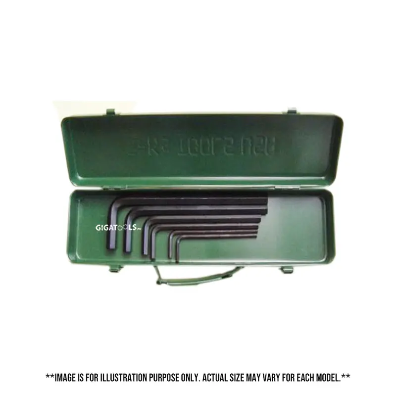 S-Ks Tools Usa Black-Finished Long-Arm Allen Wrench Set In Durable Metal Case 1