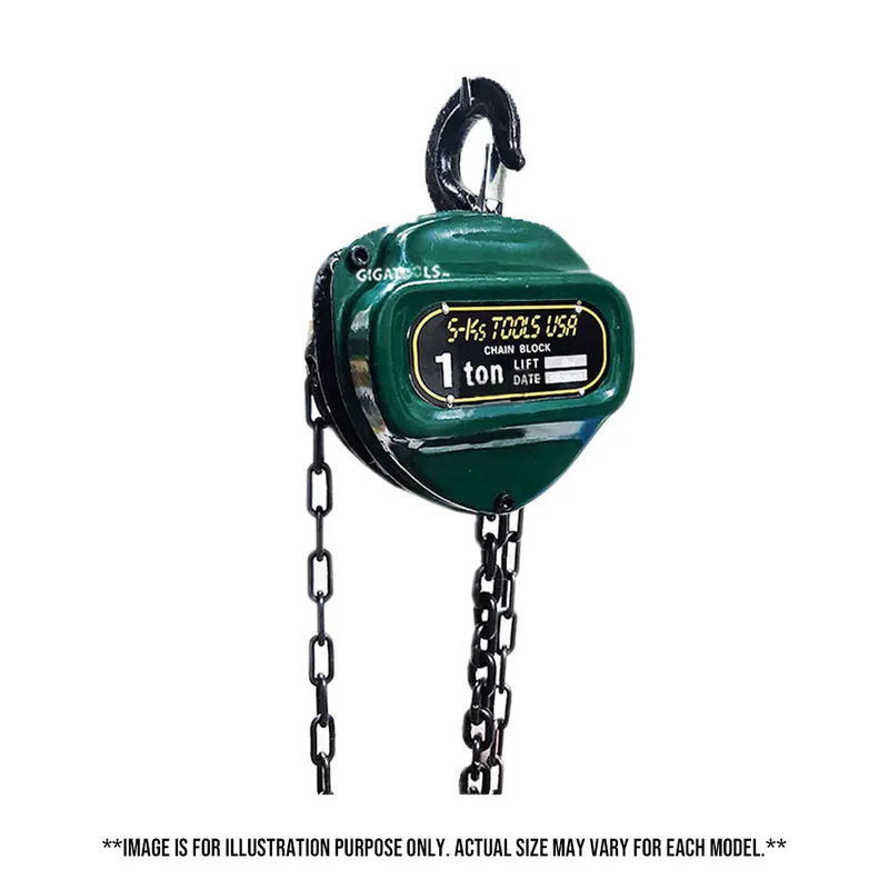 S-Ks Tools Usa Heavy-Duty Chain Block Lifting System 1