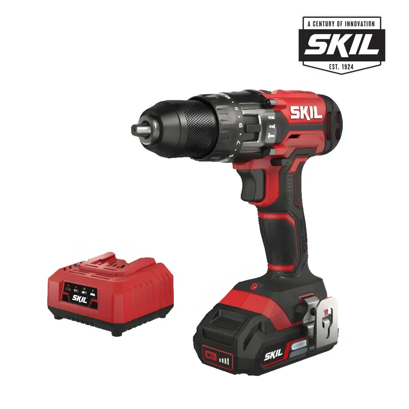 Skil 3020 Brushless 20V Cordless Hammer Drill Kit – Heavy-Duty Drilling & Driving 1
