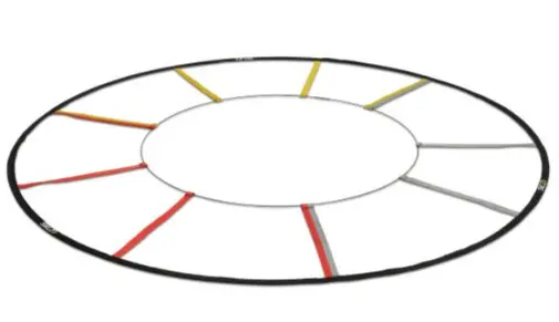 Sklz Reactive Agility Ladder – Interlocking, Non-Slip Speed Ladder 1