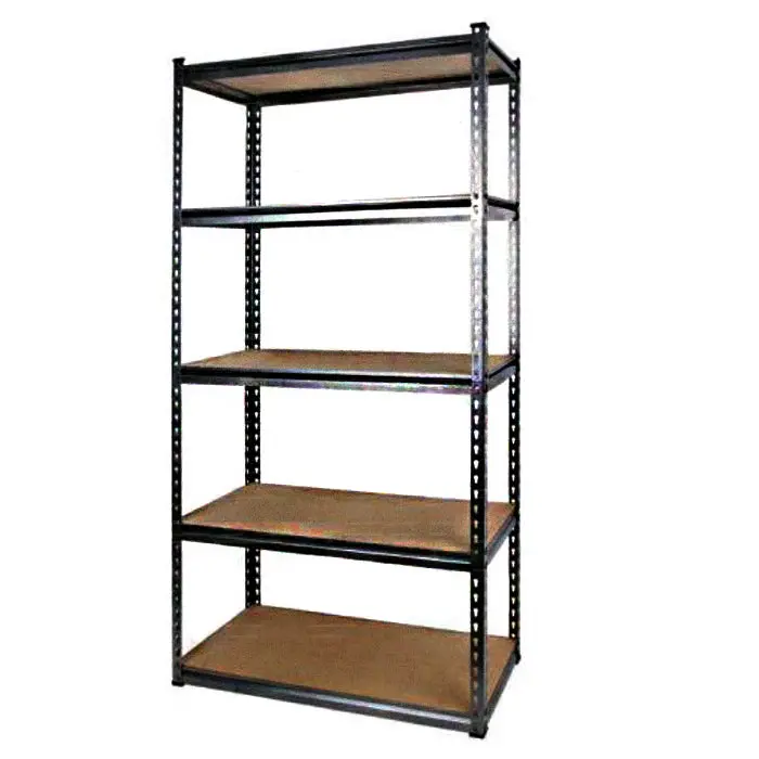 Tactix 5-Tier Heavy-Duty Metal Storage Rack – Adjustable Shelves, Powder-Coated Finish 1