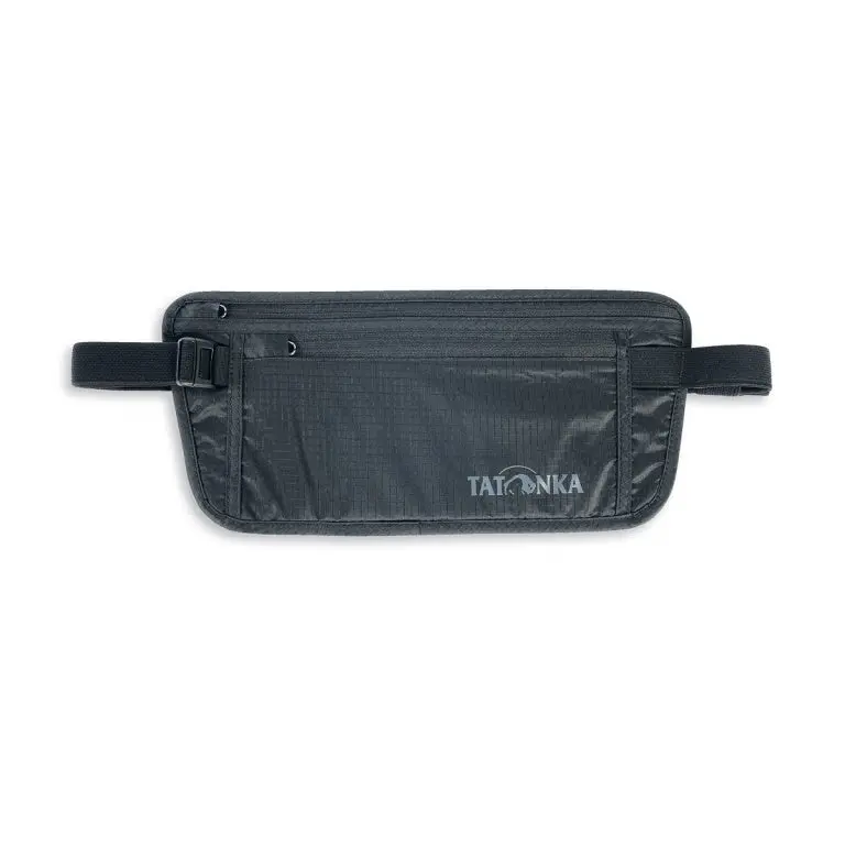 Tatonka Skin Money Belt – Slim Black Anti-Theft Waist Pack 1