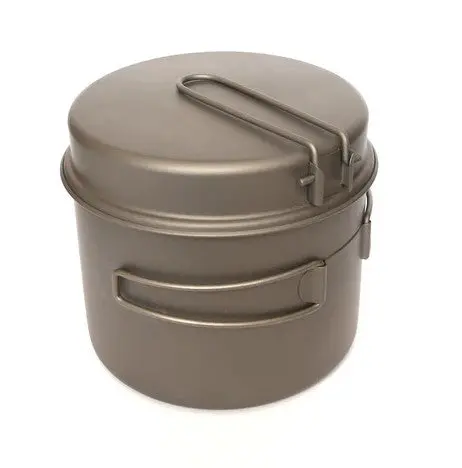 Toaks Titanium 1600Ml Dual-Use Pot With Frying Pan Lid 1
