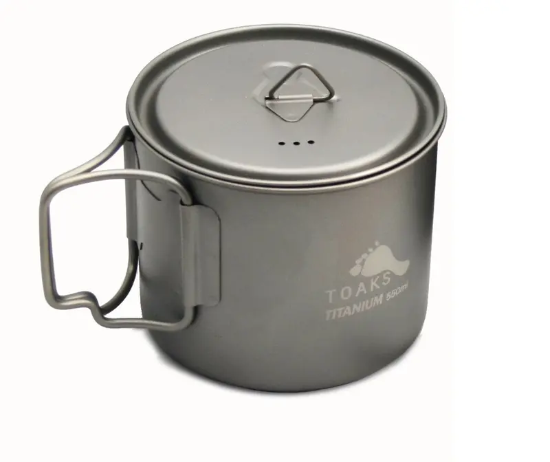 Toaks Titanium 550Ml Ultralight Cooking Pot 1