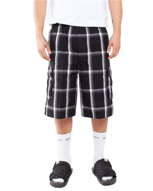 Unisex Plaid Shorts – Lightweight Casual Bottoms 1
