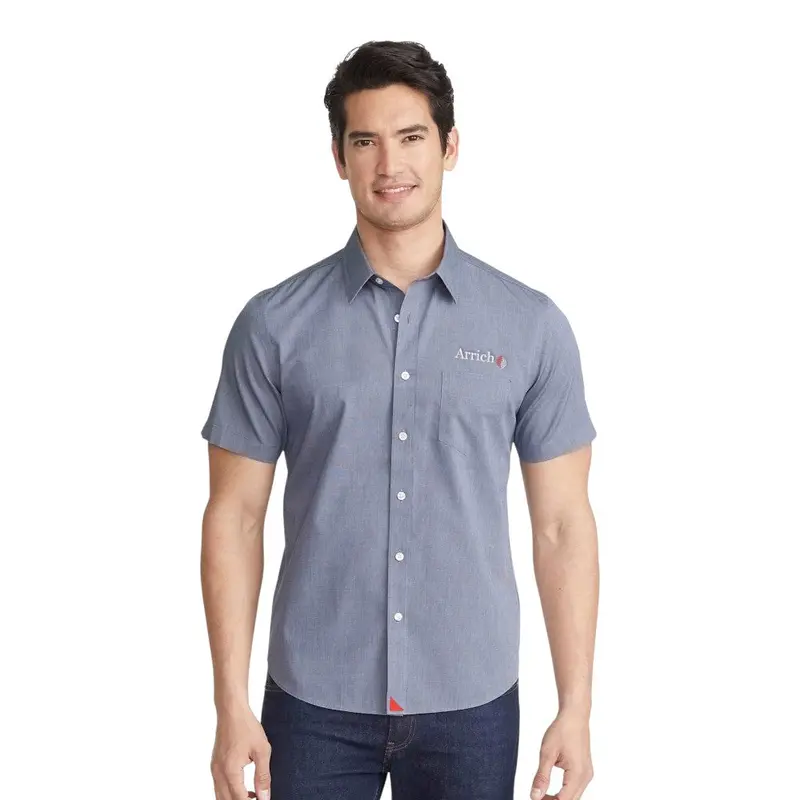 Untuckit Petrus Men'S Non-Iron Short Sleeve Button-Up Shirt 1