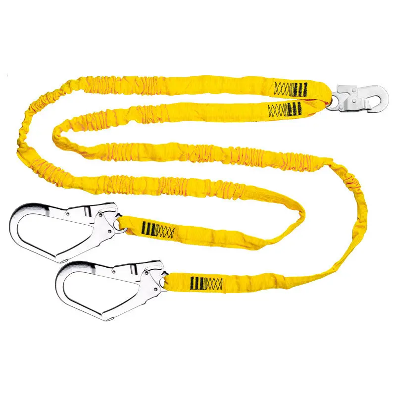 Zero Integra Pro Double Lanyard – Scaffolding Snap Hook Safety Kit 1