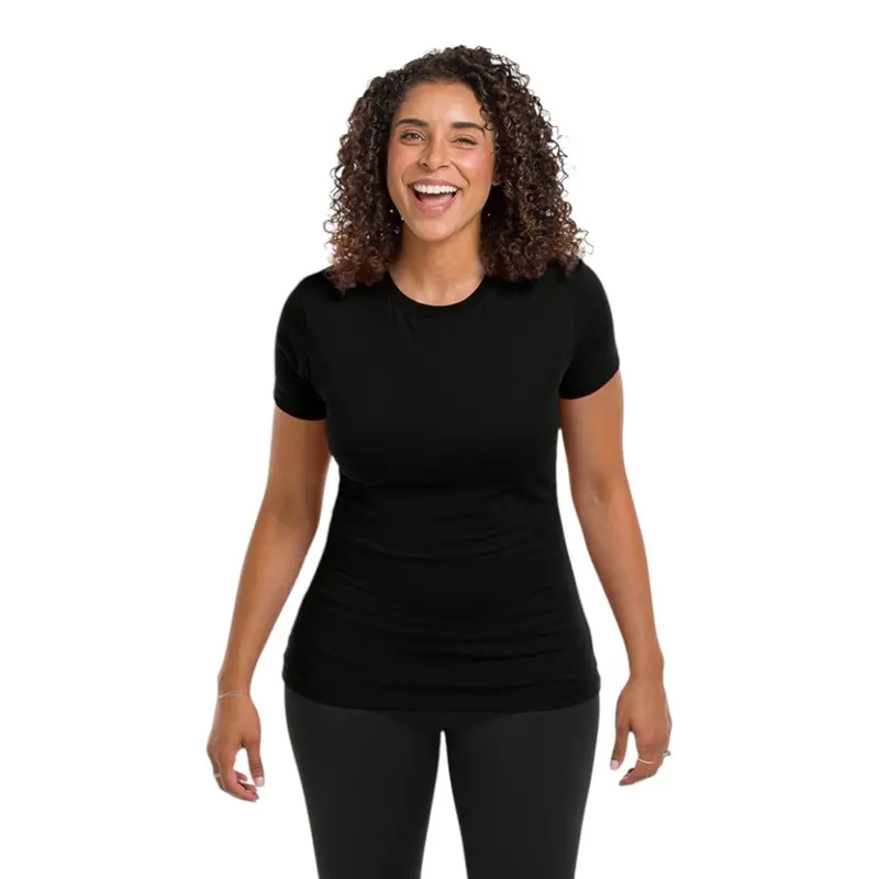 Zorrel Z6015 Women'S Premium Plaited Moisture-Wicking Stretch T-Shirt 1