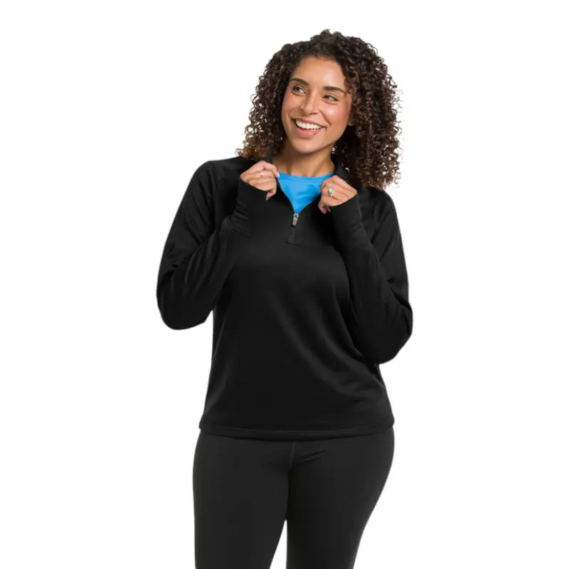 Zorrel Z6765 Women’S Poly-Fleece Quarter-Zip – Cozy Thermal Long-Sleeve Layer 1