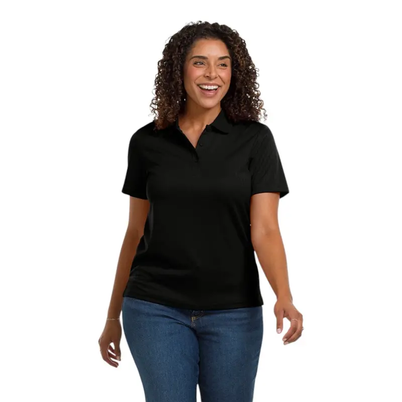 Zorrel Z7336 Women’S Dot Stripe Jacquard Polo – Fashion-Forward Fitted Sport Top 1