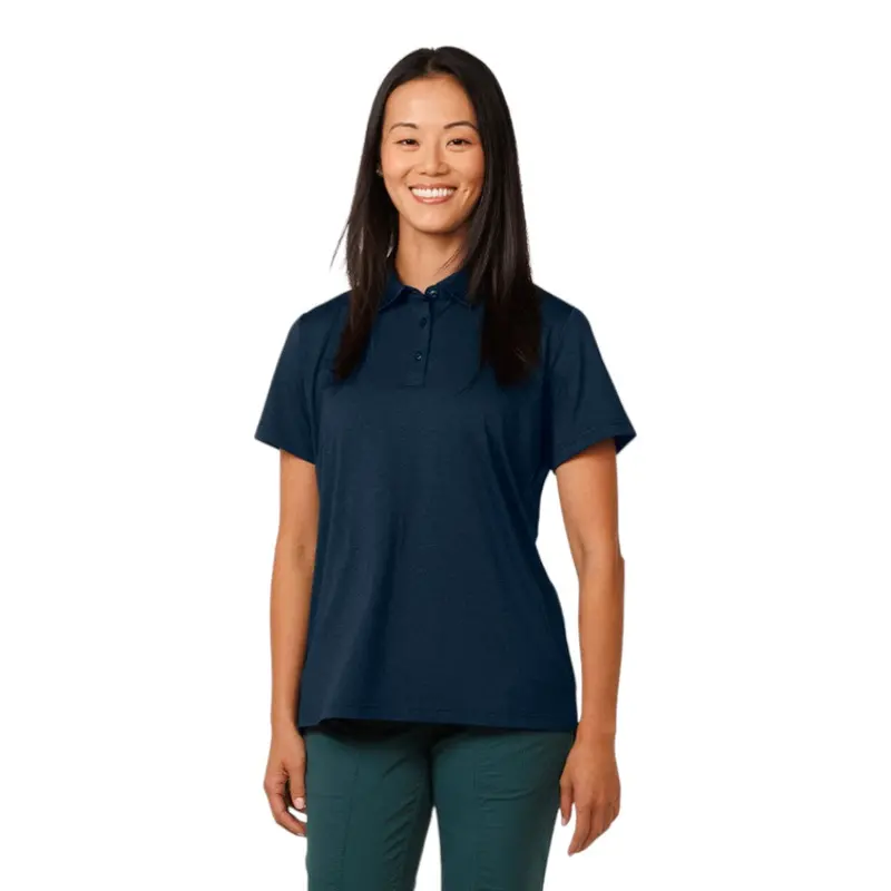 Zorrel Z7537 Women'S Heather Jersey Stretch Polo 9