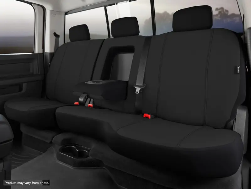 Fia Sp80 Series Poly-Cotton Rear Seat Protector – Custom-Fit Black Cover, Model Sp82-63 1